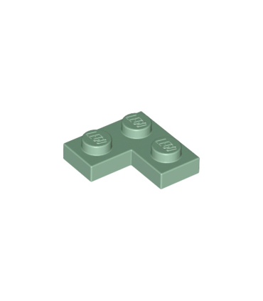Sand Green Plate 2 x 2 Corner