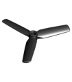 Black Propeller 3 Blade 9 Diameter with Center Recessed