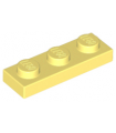 Bright Light Yellow Plate 1 x 3