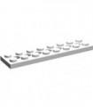 White Technic, Plate 2 x 8 with 7 Holes