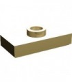 Tan Plate, Modified 1 x 2 with 1 Stud with Groove and Bottom Stud Holder (Jumper)
