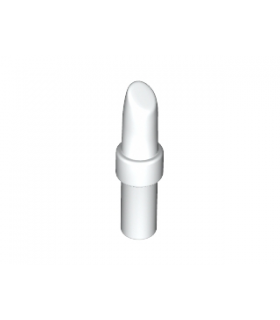 White Minifigure, Utensil Lipstick with White Handle Pattern