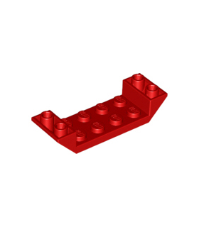Red Slope, Inverted 45 6 x 2 Double with 2 x 4 Cutout