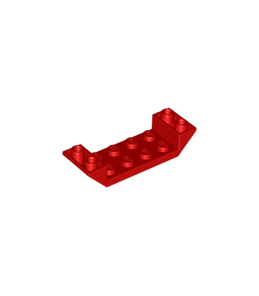 Red Slope, Inverted 45 6 x 2 Double with 2 x 4 Cutout