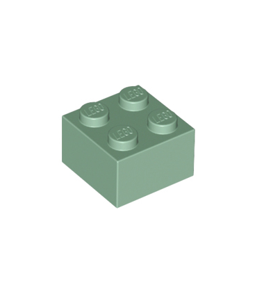 Sand Green Brick 2 x 2