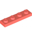 Coral Plate 1 x 4