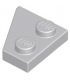 Light Bluish Gray Wedge, Plate 2 x 2 Right
