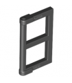 Black Pane for Window 1 x 2 x 3 with Thick Corner Tabs