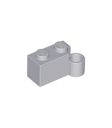 Light Bluish Gray Hinge Brick 1 x 4 Swivel Base