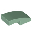 Sand Green Slope, Curved 2 x 1