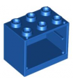 Blue Container, Cupboard 2 x 3 x 2 - Hollow Studs