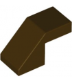 Dark Brown Slope 45 2 x 1 with Cutout without Stud