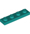 Dark Turquoise Plate 1 x 4