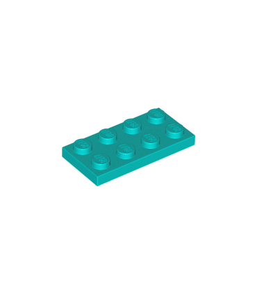 Dark Turquoise Plate 2 x 4