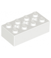 White Technic, Brick 2 x 4 with 3 Axle Holes