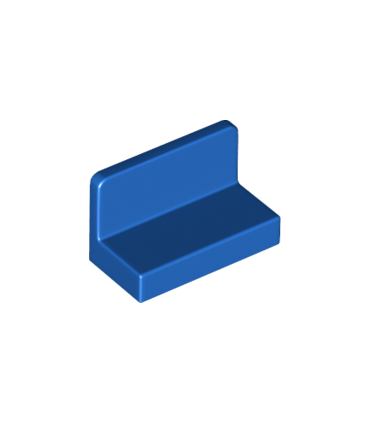 Blue Panel 1 x 2 x 1 with Rounded Corners