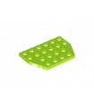 Lime Wedge, Plate 4 x 6 Cut Corners