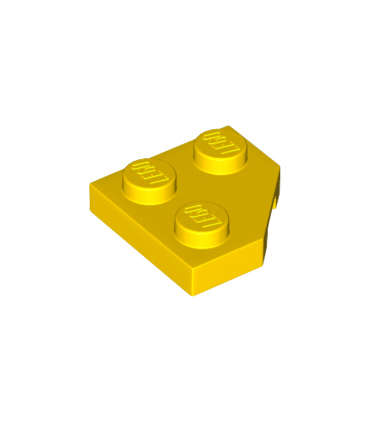 Yellow Wedge, Plate 2 x 2 Cut Corner