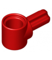 Red Technic, Axle and Pin Connector Hub with 1 Axle