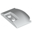 White Wedge 3 x 4 x 2/3 Triple Curved