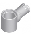 Light Bluish Gray Technic, Pin with Friction Ridges and Pin Hole