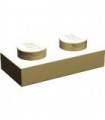 Tan Plate 1 x 2
