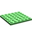 Bright Green Plate 6 x 6