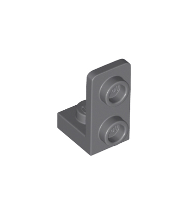 Dark Bluish Gray Bracket 1 x 1 - 1 x 2 Inverted