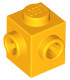 Bright Light Orange Brick, Modified 1 x 1 with Studs on 2 Sides, Adjacent
