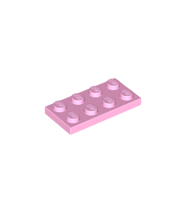 Bright Pink Plate 2 x 4