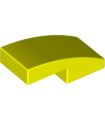 Neon Yellow Slope, Curved 2 x 1 x 2/3