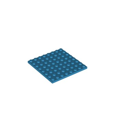 Dark Azure Plate 8 x 8
