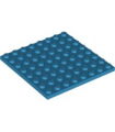 Dark Azure Plate 8 x 8
