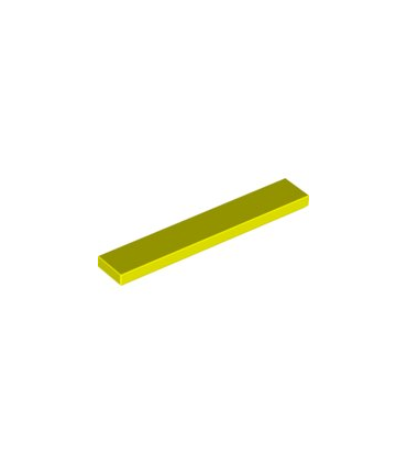 Neon Yellow Tile 1 x 6
