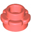 Coral Plate, Round 1 x 1 with Flower Edge (5 Petals)