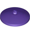 Dark Purple Dish 4 x 4 Inverted (Radar) with Solid Stud