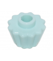 Light Aqua Minifigure, Utensil Cupcake Liner - Flat Top