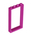 Magenta Door, Frame 1 x 4 x 6 with 2 Holes on Top and Bottom