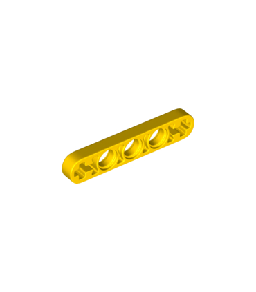 Yellow Technic, Liftarm Thin 1 x 5 - Axle Holes