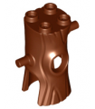 Reddish Brown Minifigure, Headgear Head Cover, Costume Tree Trunk