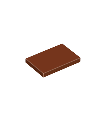 Reddish Brown Tile 2 x 3