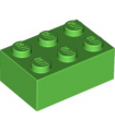 Bright Green Brick 2 x 3