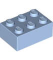 Bright Light Blue Brick 2 x 3