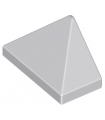 Light Bluish Gray Slope 45 2 x 1 Triple with Bottom Stud Holder