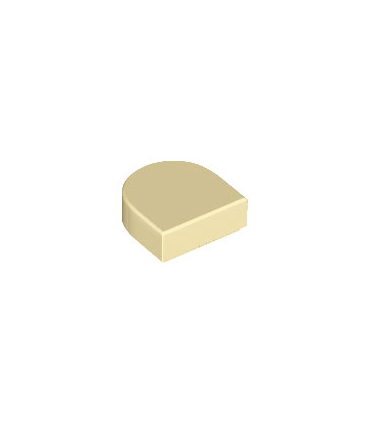 Tan Tile, Round 1 x 1 Half Circle Extended