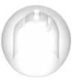 Trans-Clear Minifigure, Headgear Helmet Round Fishbowl