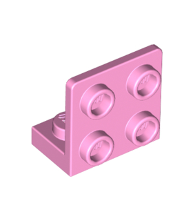 Bright Pink Bracket 1 x 2 - 2 x 2 Inverted