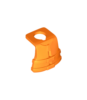 Orange Minifigure Life Jacket, 2 Straps