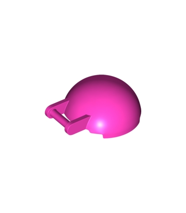 Dark Pink Windscreen 4 x 4 x 1 2/3 Canopy Half Sphere with Bar Handle