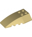 Tan Wedge 6 x 4 Triple Curved